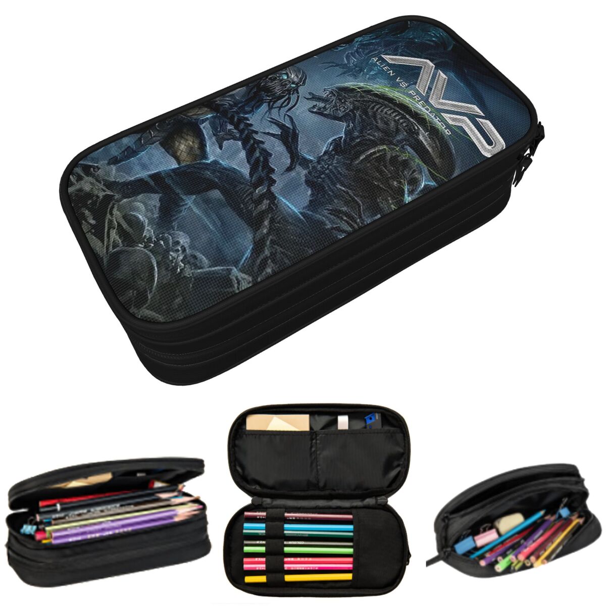 Office Supply Vs Stationery - Piórnik z motywem gry Alien Vs
