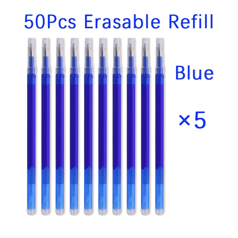 Gel Ink Pen Set - 50 sztuk/zestaw 0.7mm wymazywalny długopis wkład