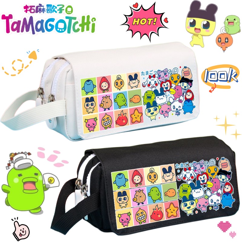 Pencil Case Large - Piórnik Tamagotchi Kuchipatchi Mimitchi Mametchi z