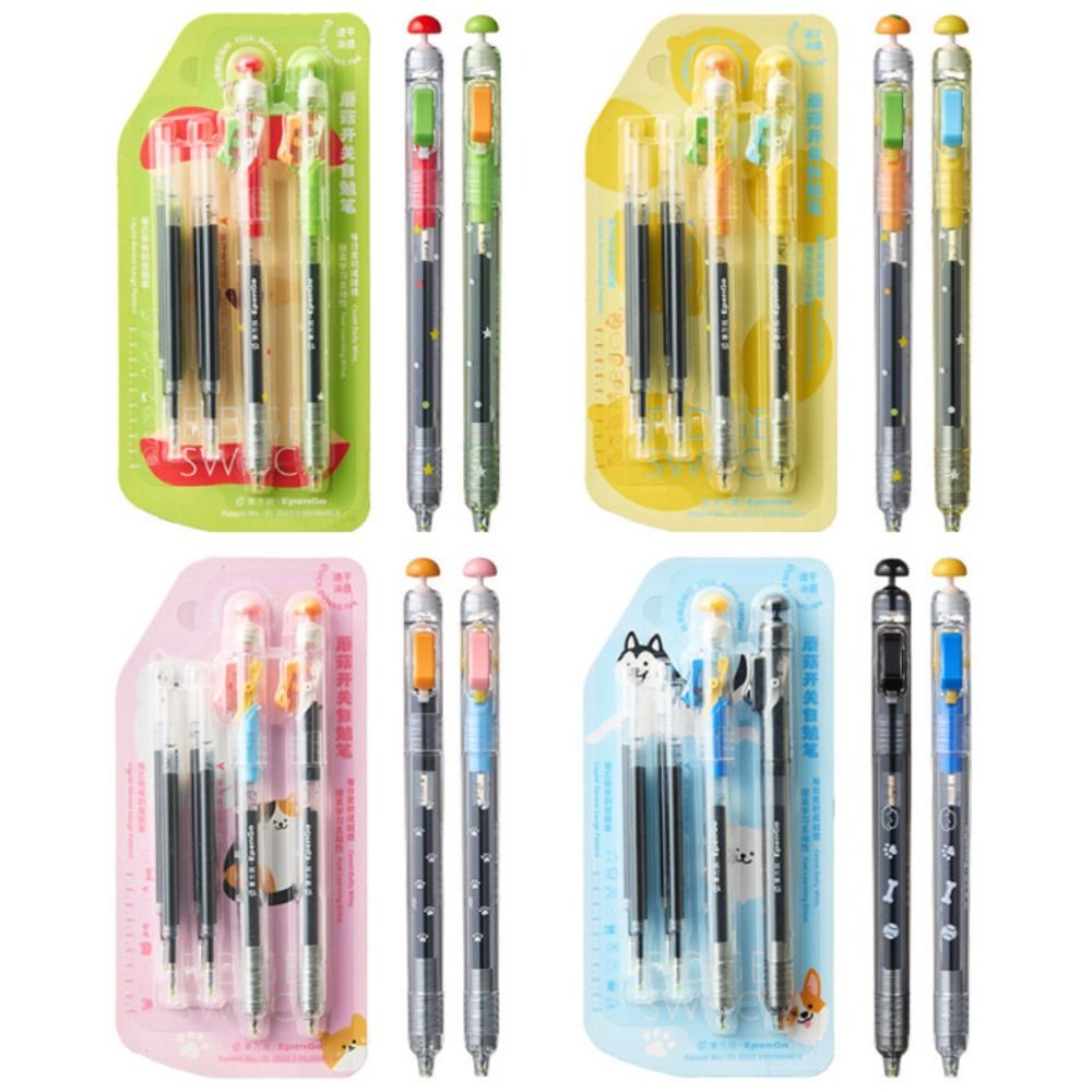 Gel Ink Pen Set - 4 szt./zestaw Długopis antystresowy 0,5 mm,