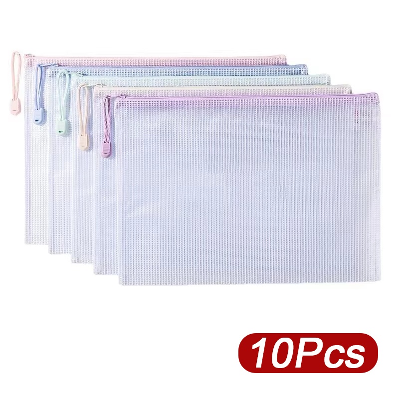 Is Stationery Office Supply - 5-30 szt. Siatkowa torba na zamek