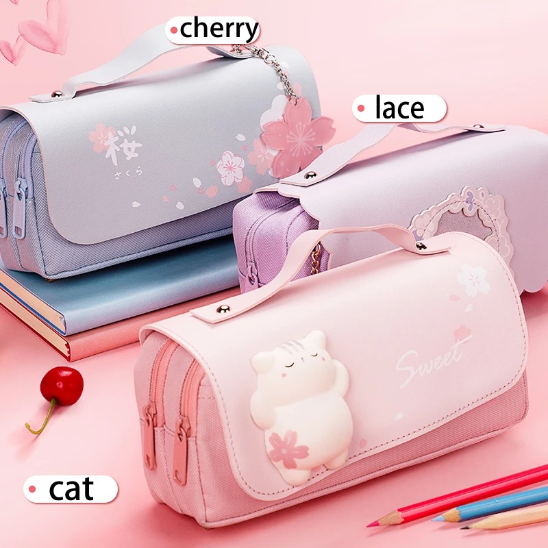 Stationery And Office Supply Stores - Artykuły szkolne Kawaii Artykuły papiernicze Piórniki