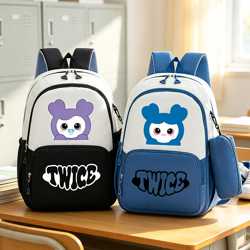Pencil Case Large - Plecak z serii Twices z piórnikiem,