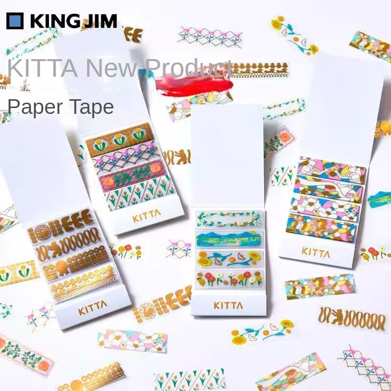 Washi Tape Set - Japonia KITTA mała śliczna Washi taśma