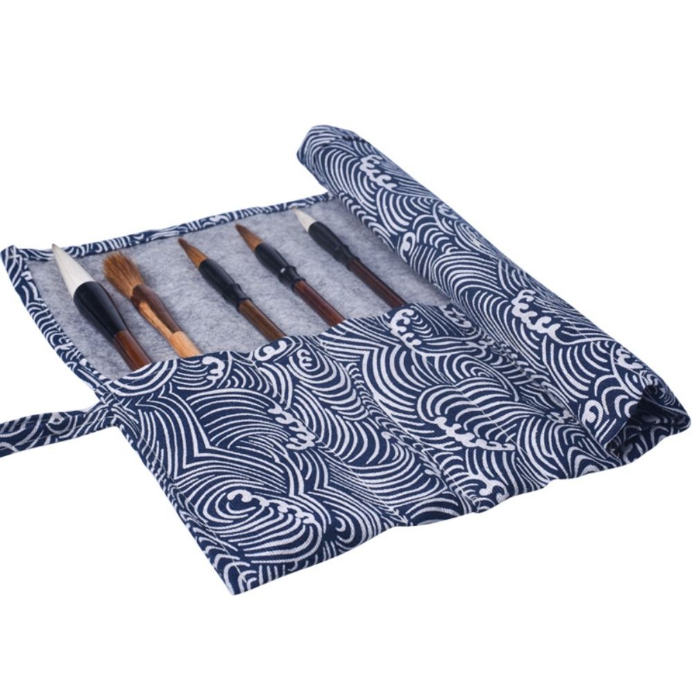 Pen Pouch Roll - Chiński Styl Piórnik Rolowany Vintage Etui