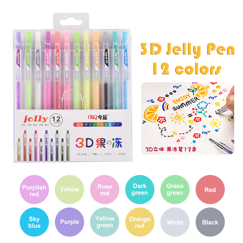 Trójwymiarowy długopis żelowy  – Gel Ink Pen Set recenzja i cena