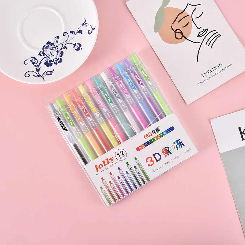 Trójwymiarowy długopis żelowy  – Gel Ink Pen Set recenzja i cena