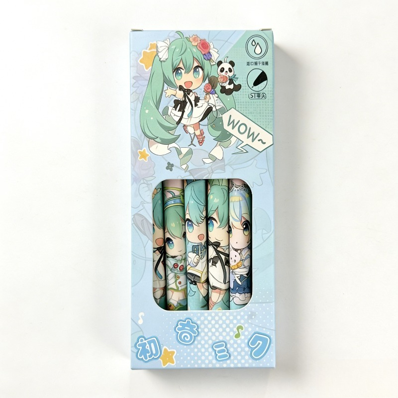 Długopis żelowy Hatsune Miku s – Gel Ink Pen Set recenzja i cena