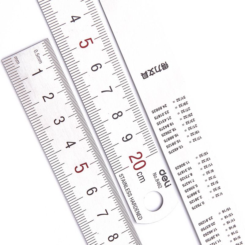 Deli 20cm metalowa linijka pro – Stationery And Office Supply Stores recenzja i cena
