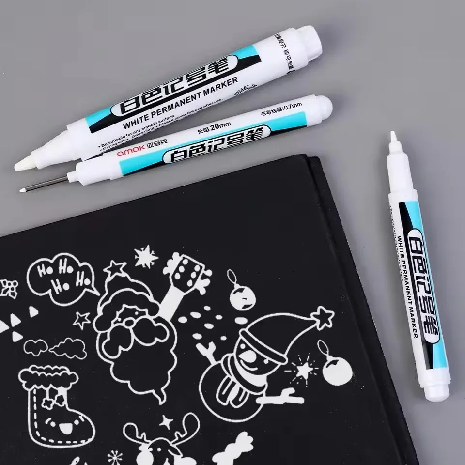 Markery permanentne białe 0.7/ – Stationery Supply recenzja i cena