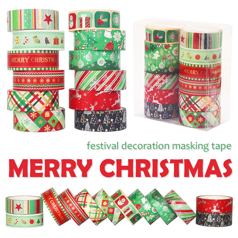 60 metrowe taśmy świąteczne Wa – Washi Tape Set recenzja i cena