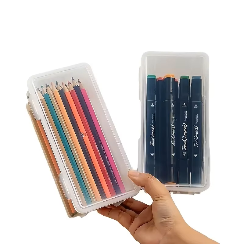 4 duże przezroczyste pudełka d – Stationery And Office Supply Stores recenzja i cena