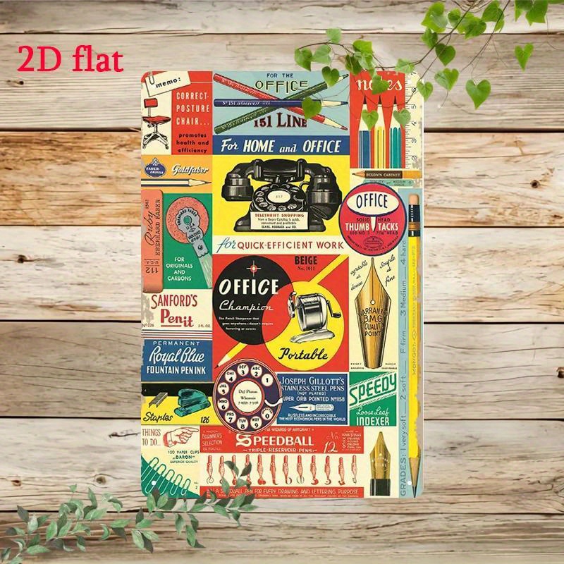 Vintage metalowy znak biurowy  – Is Stationery Office Supply recenzja i cena