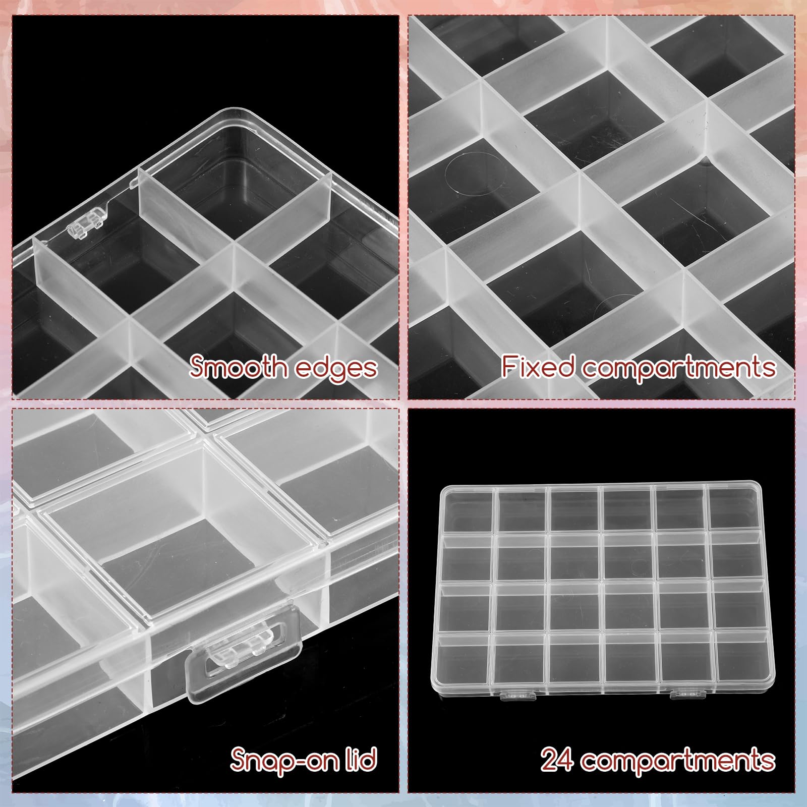 Plastikowy organizer z 24 prze – Washi Tape Set recenzja i cena