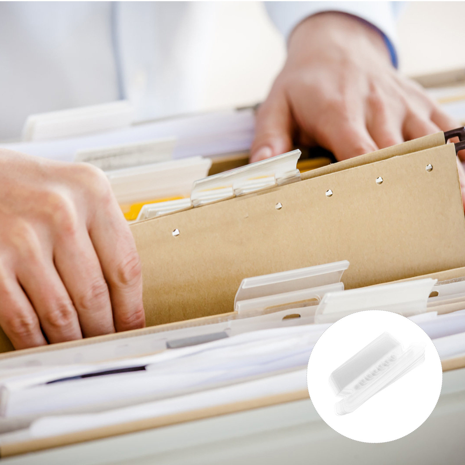 100 szt. zawieszek do teczek n – File Folder Hanging recenzja i cena