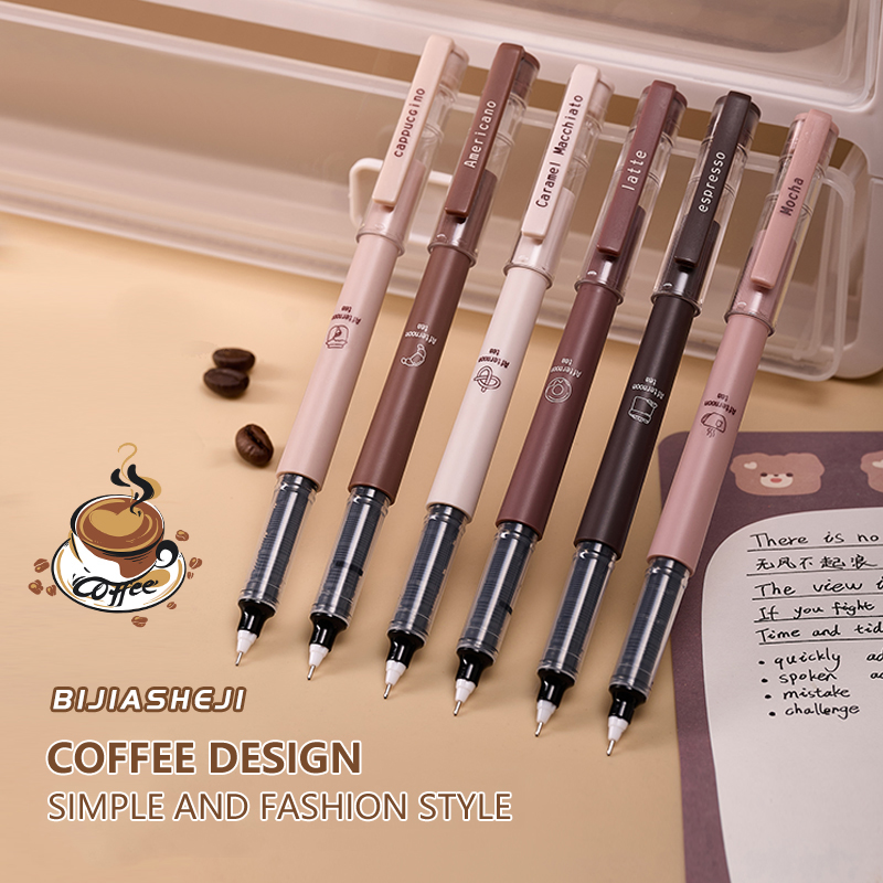 6 szt./zestaw Długopisy żelowe – Gel Ink Pen Set recenzja i cena