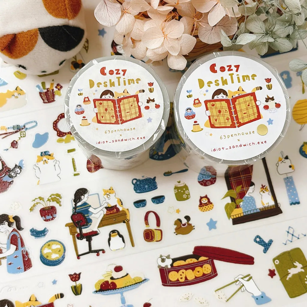 Taśma washi 63penhouse Vintage – Washi Tape Set recenzja i cena
